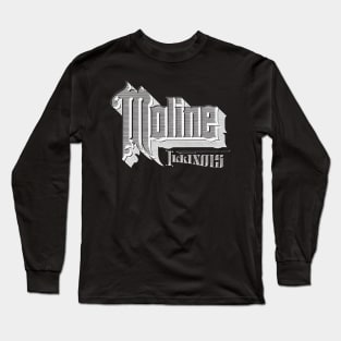 Vintage Moline, IL Long Sleeve T-Shirt